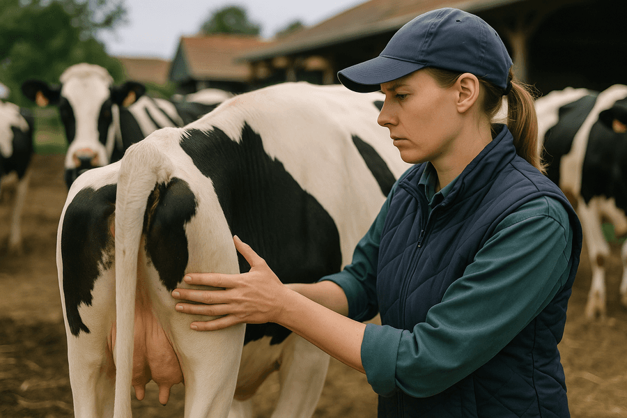 En la ganadería, cuidar la salud mamaria de las vacas es esencial para una buena producción de leche y su bienestar. Las infecciones pueden reducir la producción, por lo que es vital mantener una prevención adecuada.